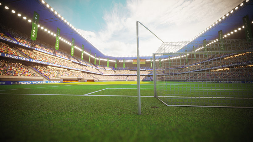 Football Soccer Stadium Game Ready Download 3d Model